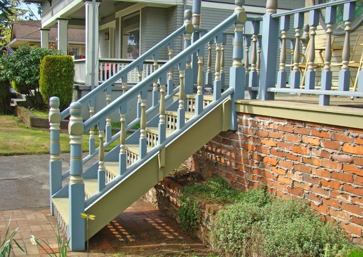 front stair rail code portland or