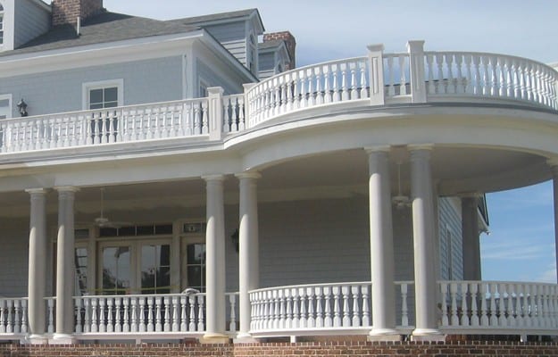 Curved Porch Railing The Ultimate In Exterior Architectural Millwork