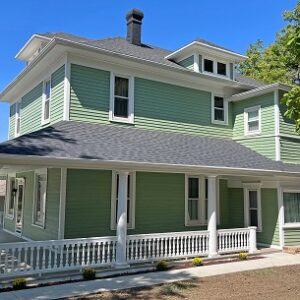 Wooden Porch Railing